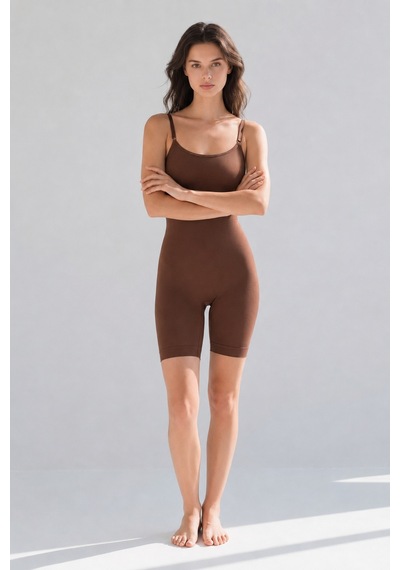 Fit Women Kadın Bel Bacak Kahverengi Full Body