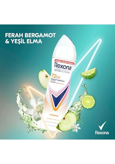 Rexona Women Kadın Energise Aeresol Deodorant 150 Ml
