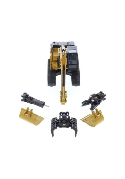 1/64 Ölçek, Cat 320f L Hidrolik Ekskavatör 5 Aletli