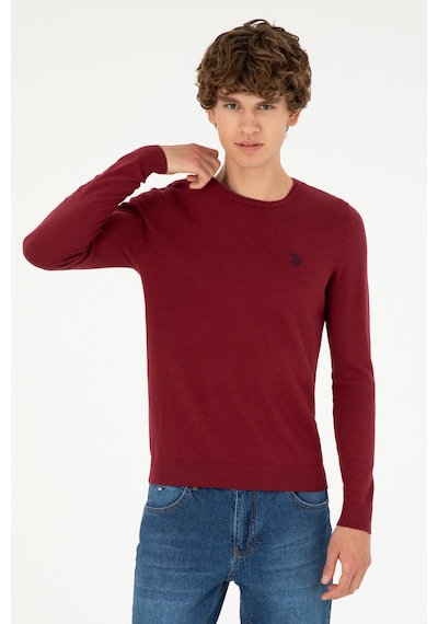 U.s. Polo Assn. Erkek Bordo Kazak /triko 50293505-vr014 Bordo