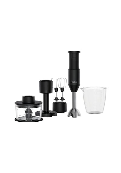 Haier  HHB5B5/1 1000W El Blender Seti Cam Hazneli Doğrayıcı Çırpıcı 10 Kademeli Turbo