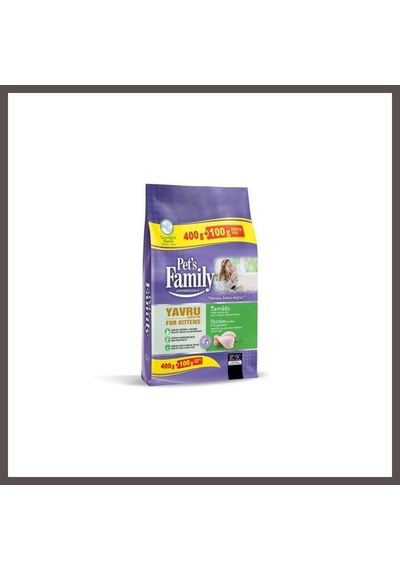 Pets Family Tavuklu Yavru Kedi Maması 400+100gr 1 Adet Nxrlvng