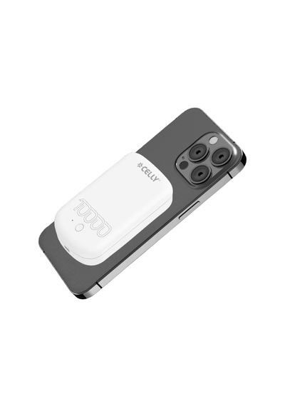 Celly Magsafe 10w 10kmah Powerbank Pro - Beyaz Beyaz