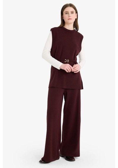 Defacto Relax Fit Pantolon V0088az25wnbr115 Bordo