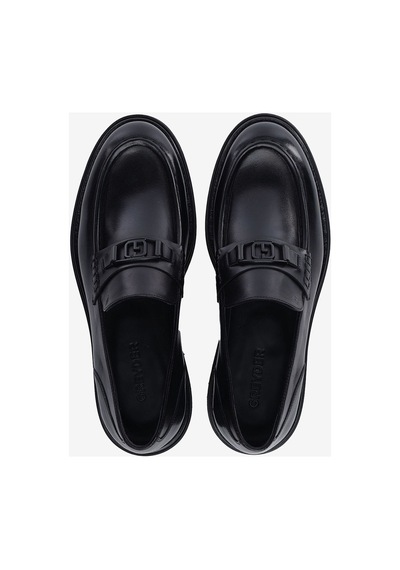 Greyder 64739 Erkek Hakiki Deri Tokalı Loafer Ayakkabı Siyah