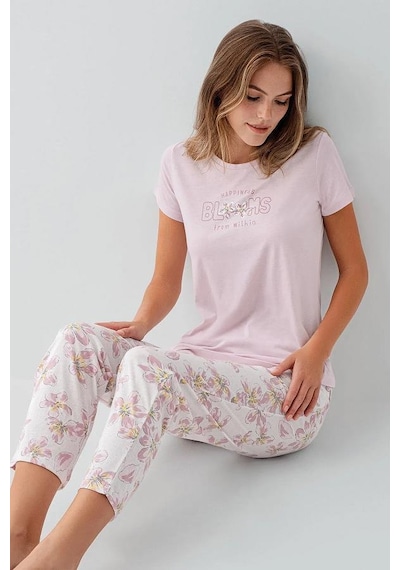 Arnetta 3622-b Bayan Battal Pijama Takım Toz Pembe