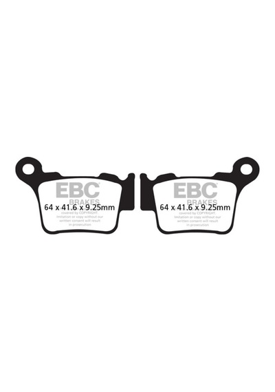 Ebc Fa368tt Ktm Exc-f 250/350/450 , Sherco,husqvarna 250/350/450 Carbon Arka Fren B