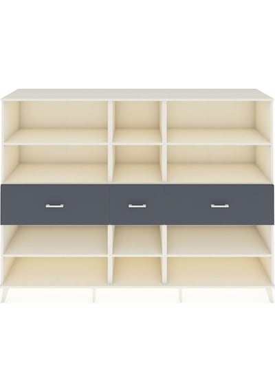 Hyperion Dolap 9 Raflı 3 Çekmeceli 220x44x163 Aytaşı-aytaşı/antr Aytaşı-aytaşı/antrasit Hyperion Dolap 9 Raflı 3 Çekmeceli 220x44x163 Aytaşı-aytaşı/antr Aytaşı-aytaşı/antrasit
