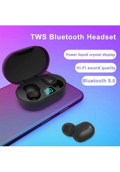 Nm-store E6s Kablosuz Kulaklık Dijital Göstergeli Bluetooth Kulaklık 5.0