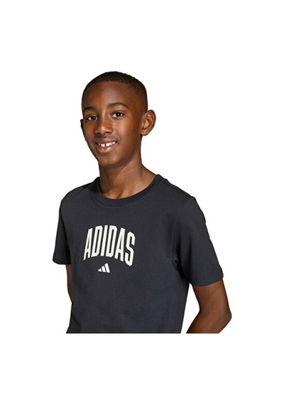Adidas J Colleg T Çocuk Günlük Tişört Ke1348 Siyah Siyah