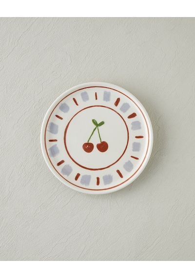 English Home Fruity Seramik 4'lü Pasta Seti 20 Cm Renkli Çok Renkli