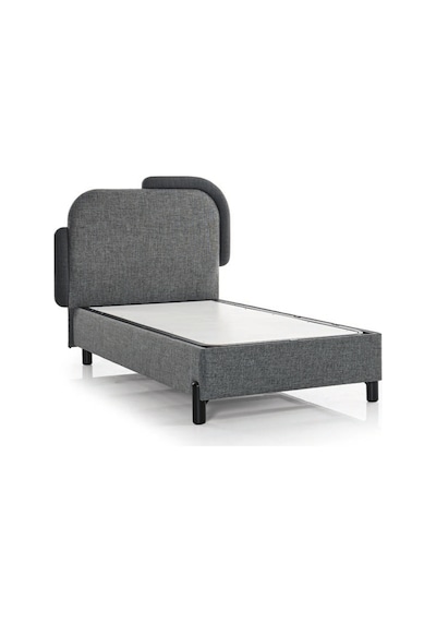 Junior Bedding Smart Tek Kişilik Sandıklı Baza Başlık Seti 90x190 Cm Modern Baza Ve Başlık Takımı, Depolama Alanlı 90 x 190