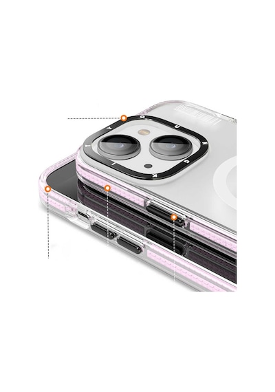 Youngkit Apple Uyumlu iPhone 14 Kılıf Magsafe Şarj Özellikli Youngkit Jane Sand Serisi Kapak ZORE-272340