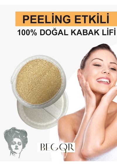 Malzek Doğal Kabak Lifi, Yüz Peelingi, Yüz Ve Vücut Kesesi