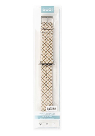 Apple Watch 38mm Karo Motif Kordon - Mavi Diğer
