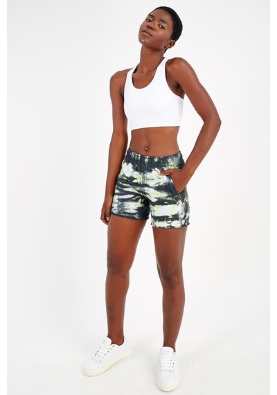Maraton Sportswear Regular Kadın Şort Basic Siyah Şort 19044-siyah