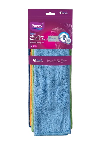 3 Adet Parex Trend Mikrofiber Temizlik Bezi 4'lü Açık Diğer