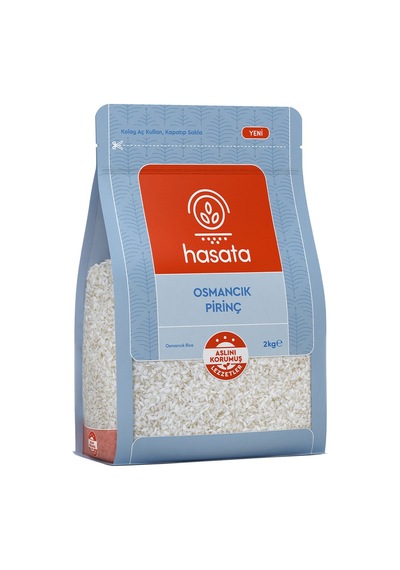 Hasata Osmancık Pirinç 2 Kg - 8 Adet Tarı