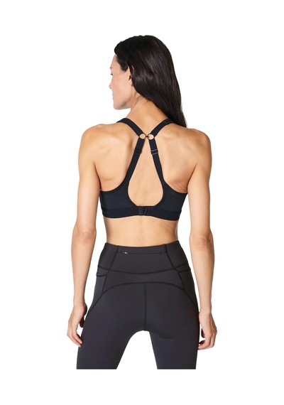Sweaty Betty Sweaty Betty Power Icon Running Kadın Siyah Koşu Bra Blk Siyah