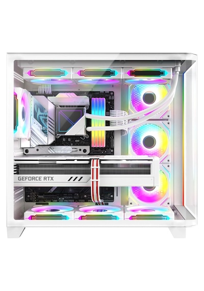 Apphirex 97X R7-7800X3D 32 GB 1 TB M2 SSD 16 GB RX9060XT 27" Free Dos Masaüstü Oyuncu Bilgisayarı