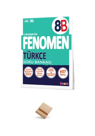 Fenomen Lgs 8. Sınıf 2027 B Serisi Türkçe Soru Bankası + Telefon Standı