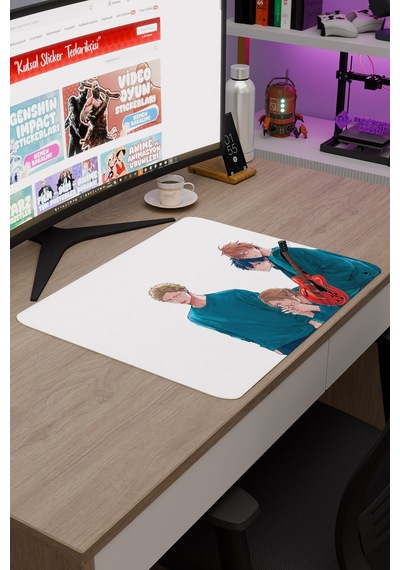 Given Anime V2 - 48x40 Xl Gaming Kauçuk Kaymaz Taban Mouse Pad Fare Altlığı
