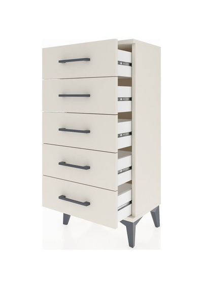 Arges Komodin 5 Çekmeceli 44x30x96 Aytaşı-aytaşı Aytaşı