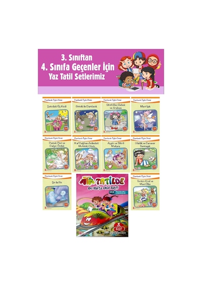 3.sınıftan 4.sınıfa Geçenler İçin Hikaye Seti - Ata Tatil Kitabı 5
