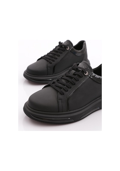 Dgn 2841 Erkek Sneaker Ayakkabı Siyah Mat