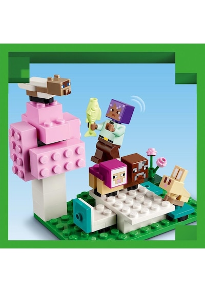 LEGO® Minecraft Hayvan Barınağı 21253 7+ Yaratıcı Oyuncak Yapım Seti - 206 Parça