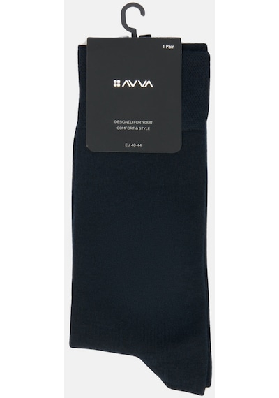 Avva Erkek Lacivert Düz Bambu Soket Çorap B008505 Lacivert
