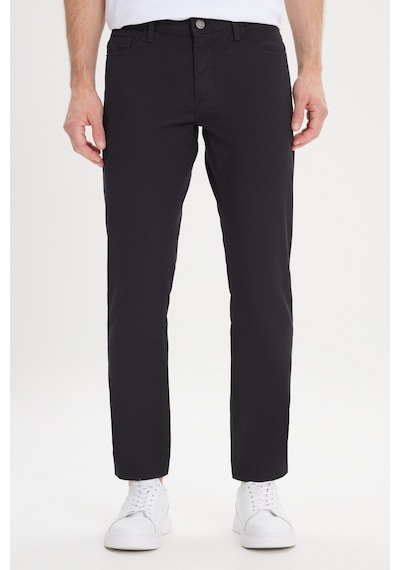 AC&Co / Altınyıldız Classics Erkek Sıyah Slim Fit Dar Kesim 5 Cep Armürlü Esnek Pantolon Siyah AC&Co / Altınyıldız Classics Erkek Sıyah Slim Fit Dar Kesim 5 Cep Armürlü Esnek Pantolon Siyah