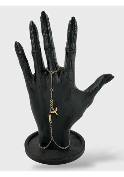 Arnes Jewelry Çelik Dorikalı Melek Kanadı Şahmeran Bileklik Ar584nes Gold