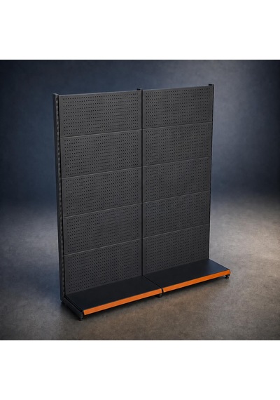 Hırdavat Rafı Ekonomik 2'li Duvar Ünitesi-bazasız H:220 Cm 40x60 Cm-antrasit Gri Çok Renkli