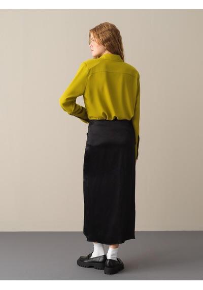Xint Sarı Oversize Vatkalı Gömlek 750978