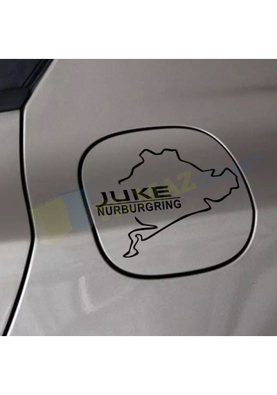 Nissan Juke Nürburgring Oto Sticker Depo Kapağı Yapıştırma