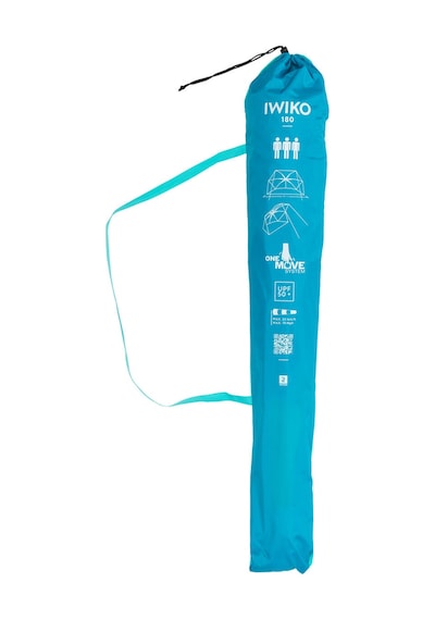 Decathlon Plaj Şemsiyesi / Gölgelik - Spf50+ - 3 Kişilik - Mavi / Sarı - Iwiko 180 Mavi / Sarı