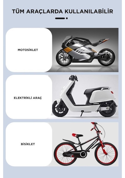Motor Ve Bisiklet Telefon Tutucu Jx-044 Siyah Siyah
