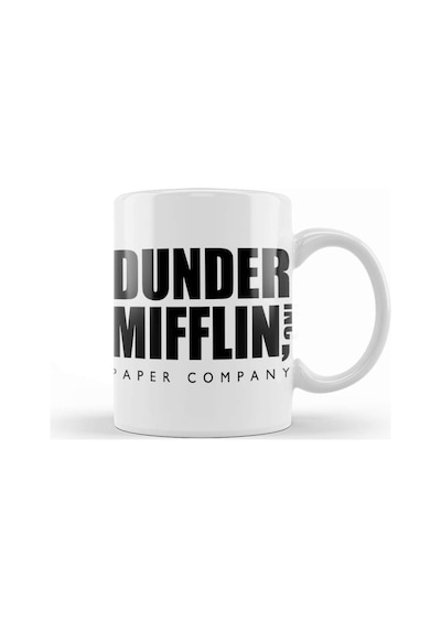 Dunder Mifflin World's Best Boss The Office Tv Show Kupa Bardak Porselen Karışık