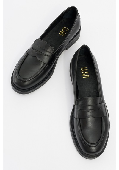 Luvishoes Luvi Shoes Pline Siyah Cilt Hakiki Deri Kadın Loafer Ayakkabı Siyah Luvishoes Luvi Shoes Pline Siyah Cilt Hakiki Deri Kadın Loafer Ayakkabı Siyah