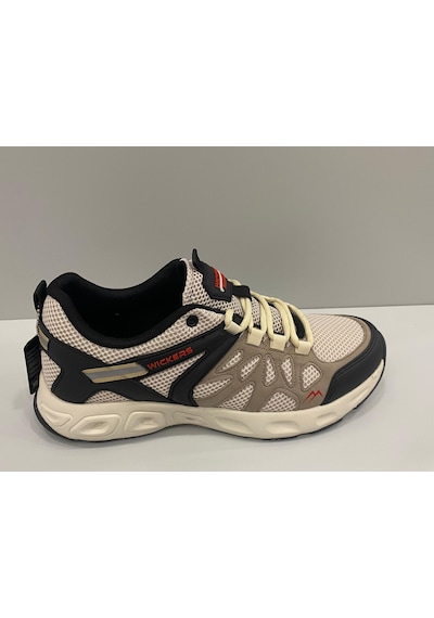 Papucumun Dünyası Wickers 3007 Anatomik Comfort Taban Erkek Spor Ayakkabı Bej Siyah