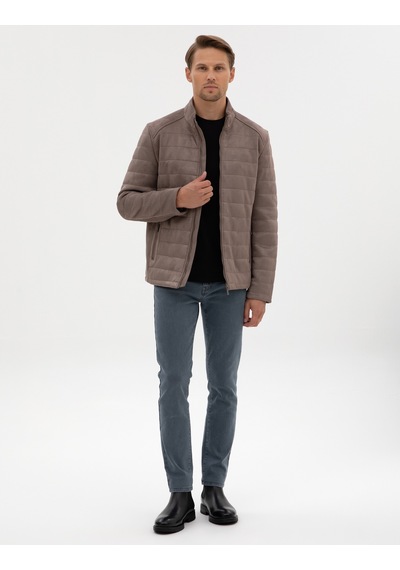 Pierre Cardin Erkek Taş Deri Mont-kaban 50318154-570 Taş