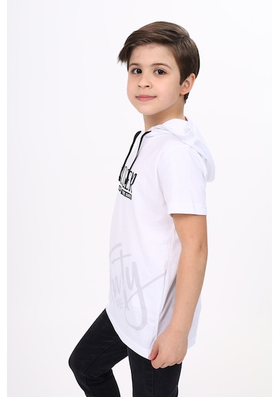 Toontoy Kids Toontoy Erkek Çocuk Strenger Always Baskılı Tişört Beyaz