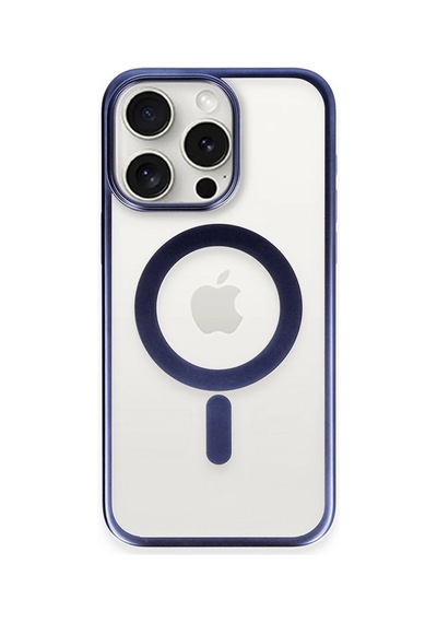Apple İphone 15 Pro Max Kılıf Erozi Magsafe Kapak - Lacivert