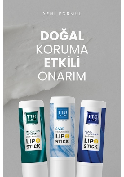 Tto Clınıc Lip Stick - Kolajen & Hyaluronik Asit 15 Spf
