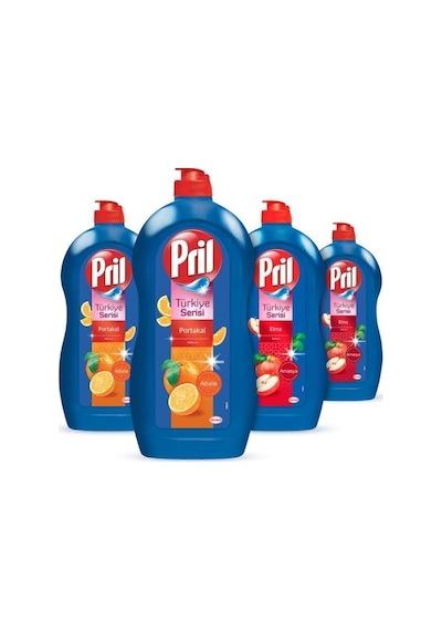 Pril Sıvı Bulaşık Deterjanı Power Limon 1350 Gr X 3 Adet