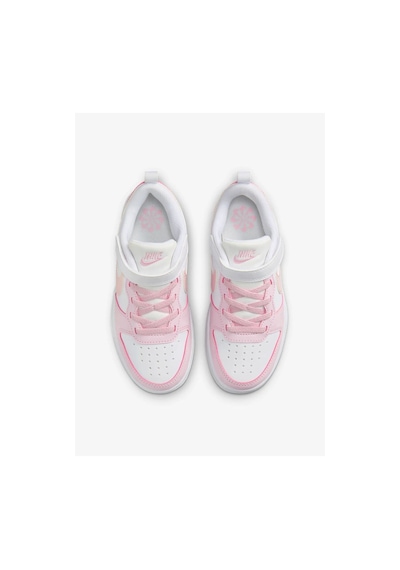 Nike Beyaz - Pembe Kız Çocuk Yürüyüş Ayakkabısı Dv5457-105 Court Borough Low Ps