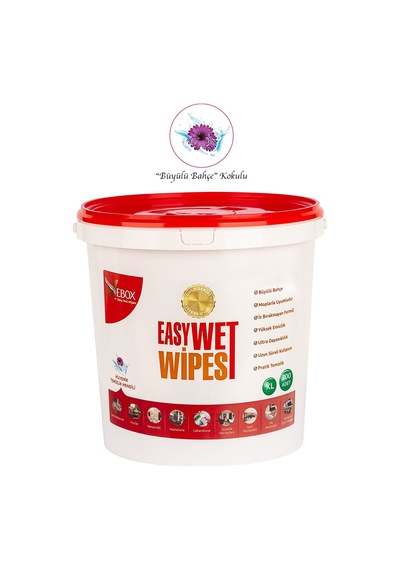 Vebox Easy Wet Wipes Islak Kova Mendil Büyülü Bahçe Kokulu Gold 300 Adet