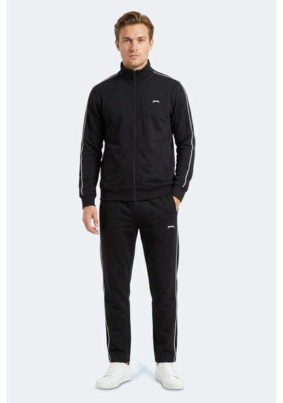 Slazenger Blowback Erkek Slim Fit Siyah Eşofman Takımı