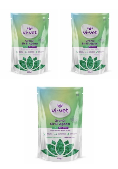 Vivet Granül Sir El Ağdası Azulen Normal Ciltler 250 Gr 3 Paket